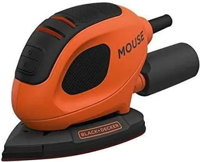 Zdjęcie produktu dla Black & Decker BEW230, Szlifierka do detali, Detal, Orbital, Czarny, Pomarańczowy, Plastik, Guma, 11000 RPM, 76 dB