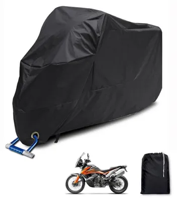 Productafbeelding van Motorkap, 245x105x125 cm, waterdicht, geschikt voor wintergebruik, 210T Oxford, zwart