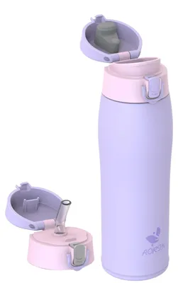 Produktbild von AORIN Edelstahl Trinkflasche 750ml Auslaufsicher BPA-frei