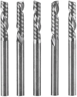 Produktbild von 5Stk 3mm Fräsbettdurchmesser Spiralfräser Holzbearbeitung