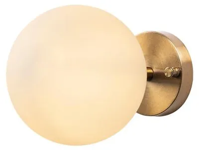 Image de Applique murale Lampe en métal finition vintage avec verre - 24 x 15 x 15 cm