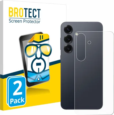 Produktbild von 2x Für Samsung Galaxy S25 (Rückseite) Schutzfolie BROTECT Displayschutz Display Schutz Folie Klar Transparent