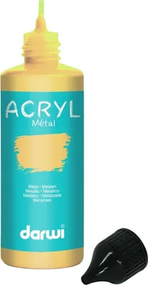 Obrázok produktu pre Darwi Metallic Akrylová farba Gold 80 ml 1 ks