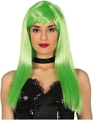 Obrázek produktu pro Výrazná neonová paruka elektrický styl zelená