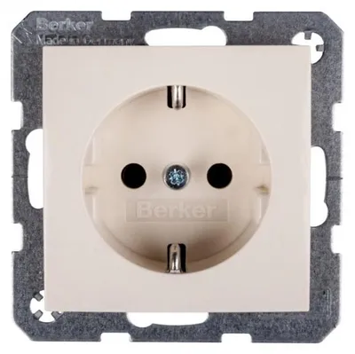 Zdjęcie produktu dla Hager 47438982, Typu F, Biały, Plastik, Termoplastyczny, 250 V, 16 A, 50 - 60