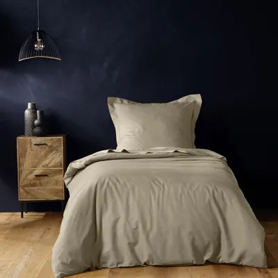 Obrázok produktu pre Sada obliečok na prikrývku 140x200 cm - 100% bavlna - Béžová