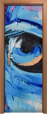 Produktbild von Türposter 70x200 cm Türaufkleber Türtapete Türfolie Klebefolie groß Pferde Porträt Malerei