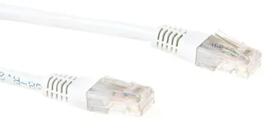 Produktbild von ACT Weißes 5,0 Meter LSZH U/UTP CAT6 Patchkabel mit RJ45 Steckern, 5 m, Cat6, U/UTP (UTP), RJ-45, RJ-45, Weiß