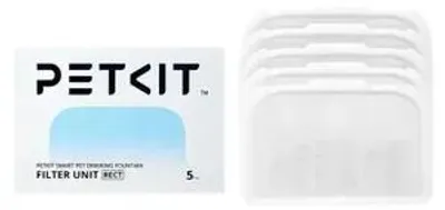 Immagine prodotto di PETKIT Filter Unit 5.0, Filtro di Ricambio per Fontanella Eversweet Max Cordless, Sistema di Filtraggio Multistrato - 5 Pezzi