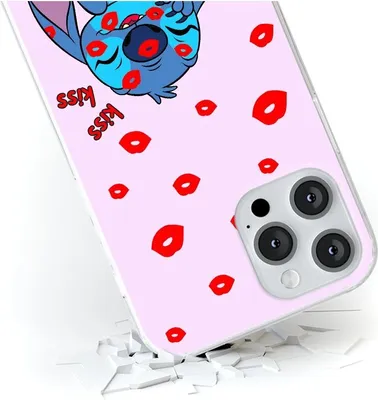 Produktbild von Handyhülle Stitch-017 Disney Full Print Pink kompatibel mit Samsung Galaxy M33 5G