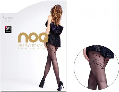 Produktbild von Punktgemusterte Strumpfhose 20 den EMBRACE  Nero 4