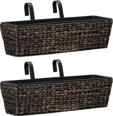 Produktbild von Blumenkasten 2 Stk. Wasserhyazinthe Braun