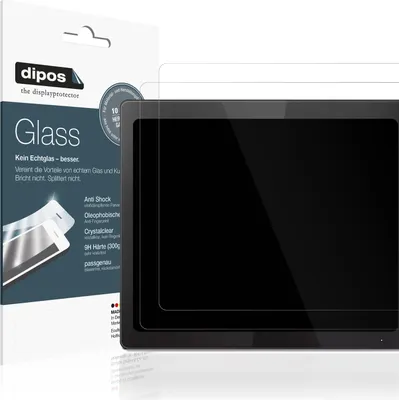 Produktbild von 2x Schutzfolie für Philips 152B1TFL - Anti-Shock 9H Folie dipos Glass Kunststoffglas
