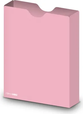 Produktbild von itenga Heftbox DIN A4 Hochformat aus PP Rosa