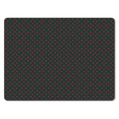 Obrázok produktu pre Podložka pod myš - Vzor - červená - dekorácie - 40x30cm - Rohožka pod myš