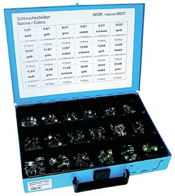 Produktbild von Dresselhaus Schlauchschellen-Set Schlauchschellen-Sortiment 4499/000/06 8607