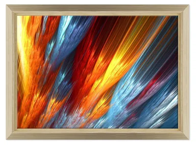 Productafbeelding van Abstracte Canvas Afbeelding met Lijst 70 x 100 cm
