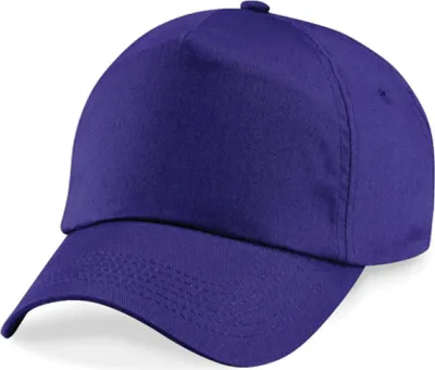 Produktbild von Beechfield B10B | Junior Original 5-Panel Cap / Kappe / Mütze / Hut - Farbe: Purple - Größe: One Size