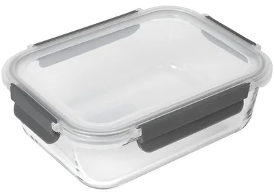 Vorratsbehälter 1,52 L, Glas, rechteckig, mikrowellenfest