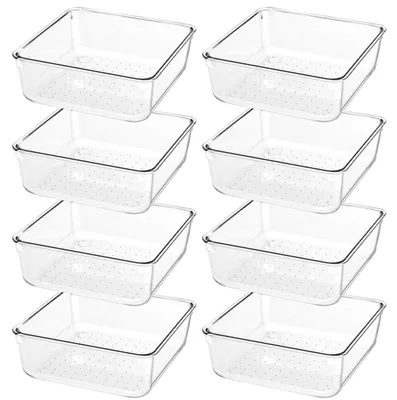 Immagine prodotto di Omgoods - Set di 8 organizer trasparenti per cassetti da cucina