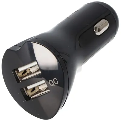 Obrázek produktu pro Nabíječka do auta 2x USB-A 20 W černá