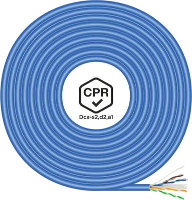 Image de Bobine de câble RJ45 UTP AWG24 LSZH CPR Dca Aisens A135-0662 Cat.6/ 100m/ Bleu