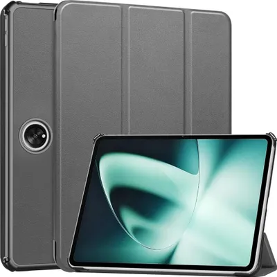 Produktbild von OnePlus Pad Hülle - Tri-Fold Ständer Klapphülle mit Schlaf/Wach-Funktion - Grau