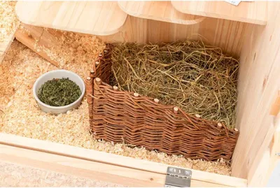 Imagen del producto de TRIXIE 62115, Elemento de esquina, para hámster o ratón, madera de sauce, 1 unidad