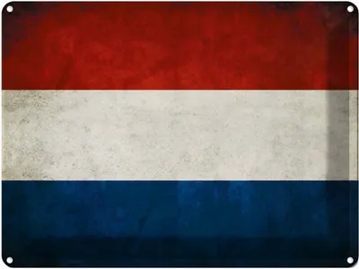 Produktbild von vianmo Blechschild 30x40 cm Flagge Niederlande Holland Fahne Wappen