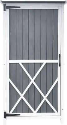 Produktbild von HOME DELUXE Gartenschrank YANA – Größe L | Wetterfester Holzschrank für Garten & Terrasse