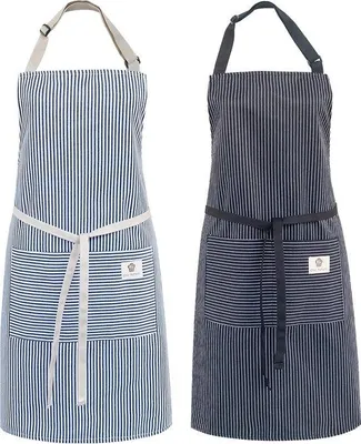 Produktbild von Famanu Kochschürze verstellbar mit Taschen - 2 Stück