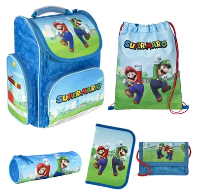 Produktbild von Super Mario - CLOU Schulranzen Set, 5-teilig