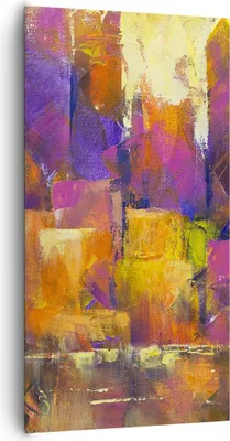 Produktbild von Bild auf Leinwand - Leinwandbild - Einteilig - Abstraktion Stadt Wolkenkratzer - 65x120cm - Wand Bild - Wanddeko - Wandbilder - Leinwanddruck - Bilder - Wanddekoration - Leinwand bilder PA65x120-4294