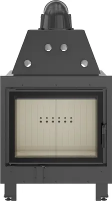 Produktbild von Kamineinsatz aus Stahl MBA 17 kW Ø 200 Doppelverglassung
