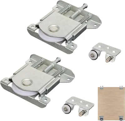 Produktbild von Schiebetürräder für Kleiderschränke, Nylon-Schiebetürrollen, Schiebetürrollen, Schrankschiebetürteile, Möbel, Kleiderschrankrolle für Kleiderschrank, 2 Stück