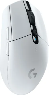 Produktbild von G305 Kabellose Gaming-Maus Weiß mit HERO-Sensor, lange Laufzeit