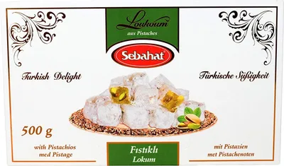 Produktbild von Sebahat - Türkischer Honig mit Pistazien- Fistikli Lokum 500g