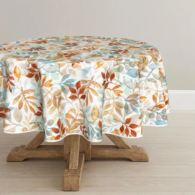 Produktbild von Tischdecke - Mit Herbstblätter-Motiv - Rund - Ø 140 cm