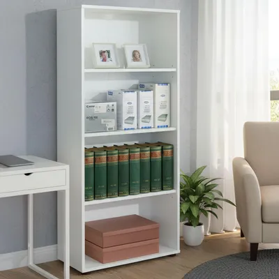 Produktbild von Jovencan - Regal, 60x30x145h cm Weiß, 3 Regalböden