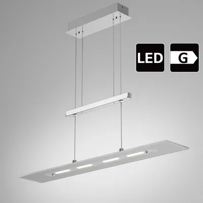 Image de Suspension LED 4x5W Lampe à suspension plafonnier moderne 1600lm Éclairage plafond intérieur 3000K IP20