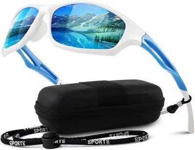 Produktbild von Sportsonnenbrille, polarisiert – TR90, stoßfest – UV400-Schutz – ideal für Outdoor-Aktivitäten