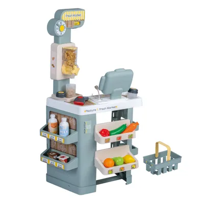 Produktbild von Smoby - Natur & Fresh Supermarkt Kinder-Kaufladen, Supermarkt Spielset, ab 3 Jahre