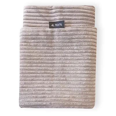 Obrázek produktu pro 4L Textil Náhradní manšestrový potah na polštář pro psa MOLLY, pratelný, 100x80 cm, béžový