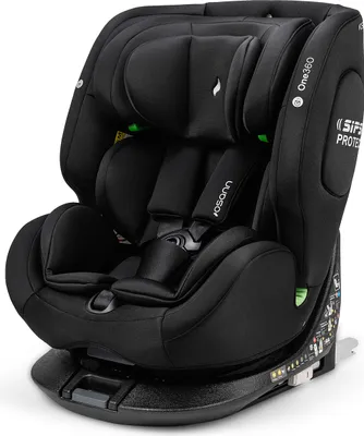 Produktbild von Osann Baby- und Kindersitz ONE360° drehbarer Kindersitz mit Isofix (40-150 cm) - All Black