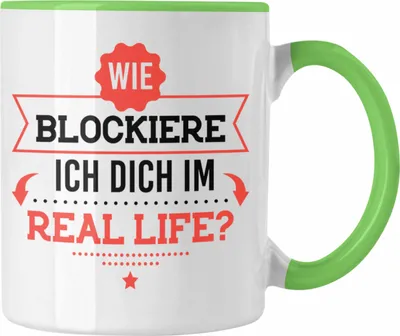Produktbild von Trendation - Kaffeetasse mit Sprüchen Lustiger Spruch Tasse für Kollege Kollegin Freundin Geschenkidee (Grün)