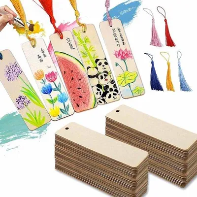 Produktbild von Famanu Holzbuchstaben mit Pinsel - personalisiert - 100 Stück - bunt