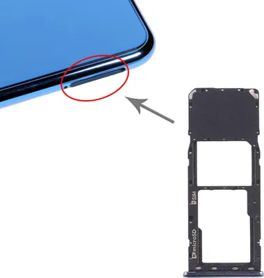 Immagine prodotto di Per Samsung Galaxy A7 A750F 2018 Sim Card Holder Sim Tray SD Card Nero