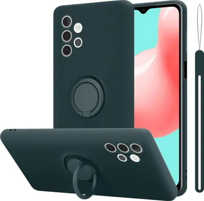Produktbild von Cadorabo Hülle für Samsung Galaxy A32 5G Schutz Hülle in Grün Handyhülle TPU Etui Case Cover