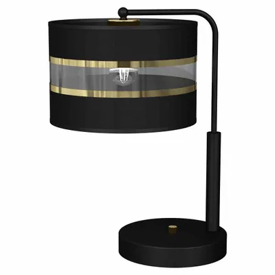 Immagine prodotto di Lampada da tavolo ULTIMO nera 1xE27x40W in tessuto, dimensioni: 37x32x25 cm, IP20, Milagro
