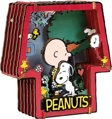 Obrázek produktu pro Stavebnice Peanuts Puremind Dřevěné divadlo Léčivé objetí